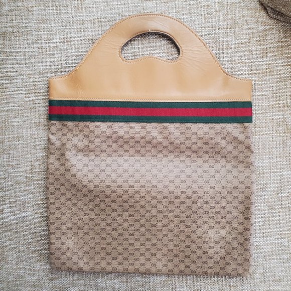 Gucci Handbags - Vintage Gucci Tote Shopper Handbag